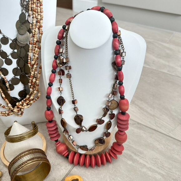 Ethnic Tribal Jewelry Bundle Lot - Necklaces & Bracelets - Picture 3 of 12